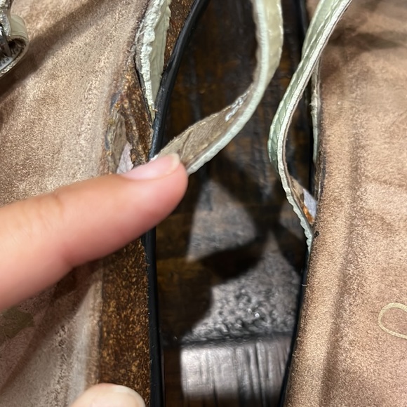 Dansko sandals Dansko flip flops, suede footbed,cork rubber sole, clog sole - Picture 8 of 8